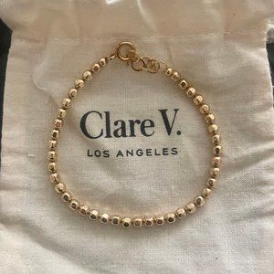 Clare V. | Jennymac Bracelet Small Beaded 14k Gold - NWOT